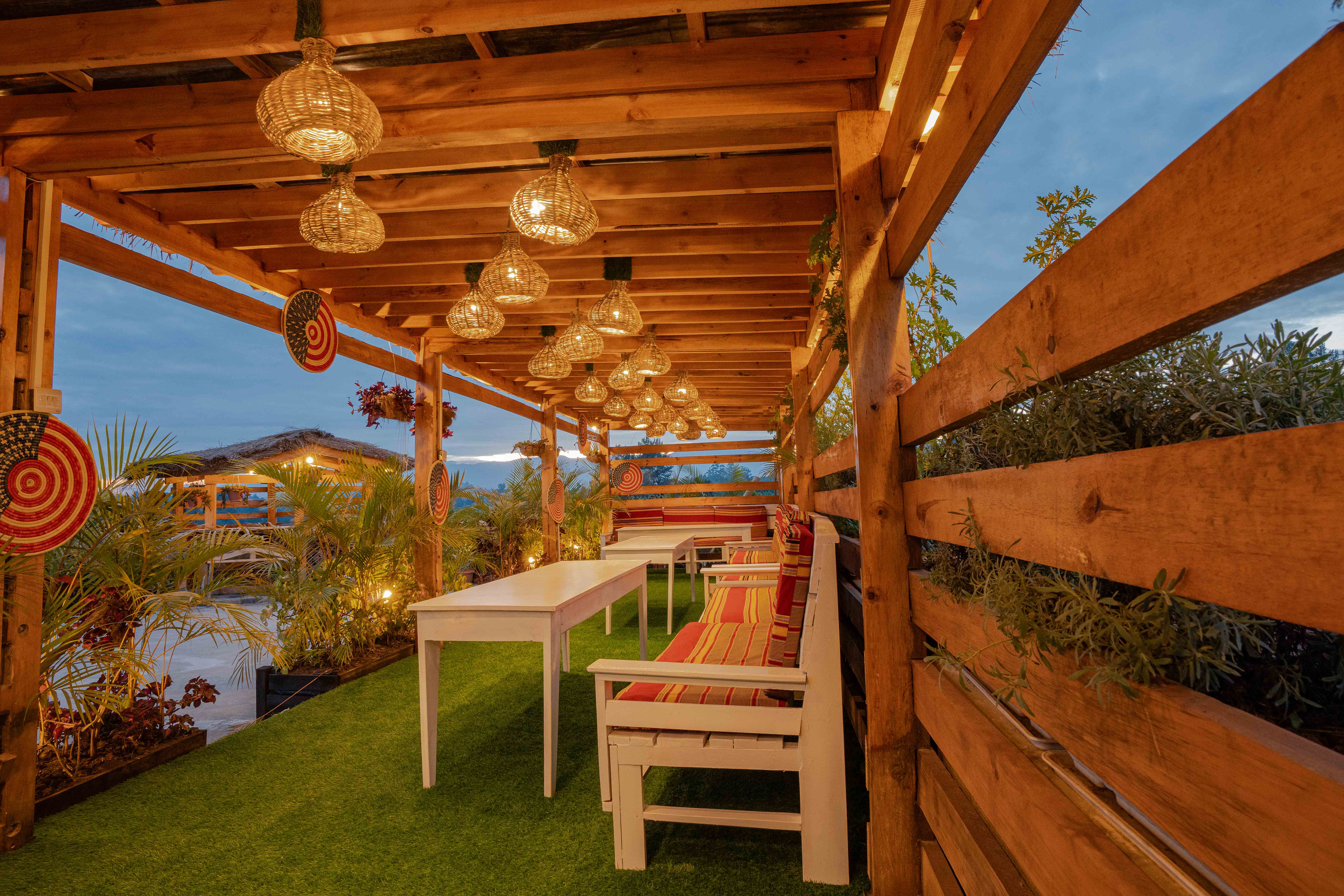 Rooftop Dining at Sunset